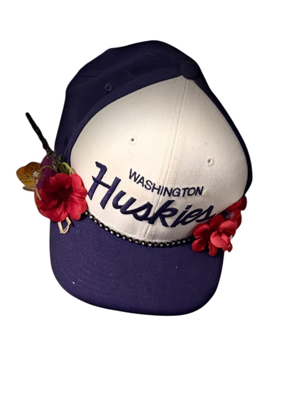 Washington Huskies adult Purple & White Baseball Hat